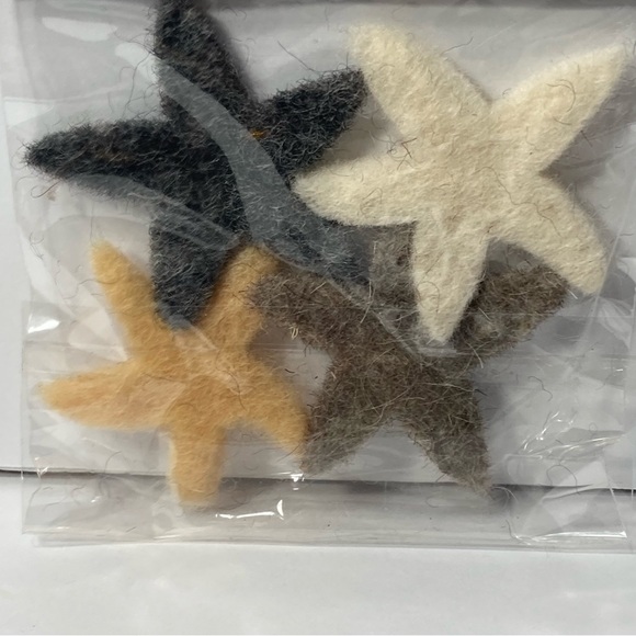 Stars 100% Wool Felt Crafts Applique Embellishments Needle Felting 5 Packs - Picture 11 of 16